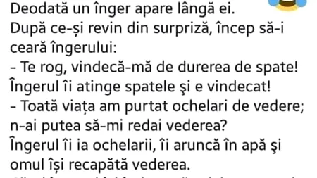 BANCUL ZILEI | Românii și îngerul