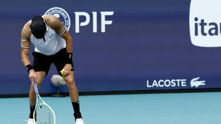 Scene dramatice la MIAMI. Un tenismen de top aproape a căzut din picioare din cauza căldurii