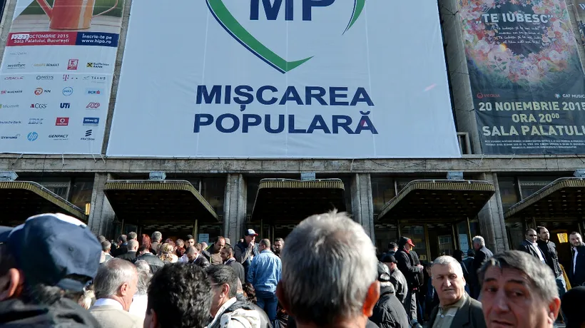 PMP  își alege din nou conducerea, după ce CAB a respins înființarea Mișcării Populare
