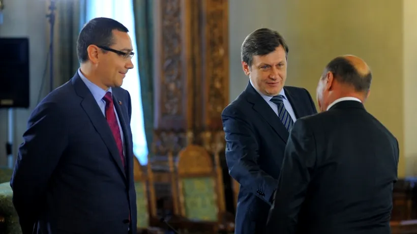 Băsescu s-a întâlnit cu liderii USL, la Senat. Antonescu, pentru Gândul: Solicitarea a venit de la președinte