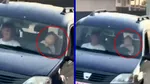 Ireal ce se întâmplă în România. Un bebeluș de 11 luni, filmat la volanul unei mașini. Mama îl filma