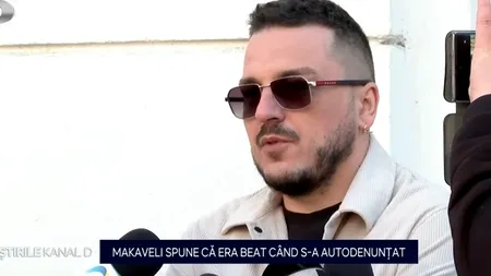 Makaveli spune că era BEAT atunci când s-a autodenunțat. „Pe fondul consumului excesiv de alcool, pentru că eu mai beau”