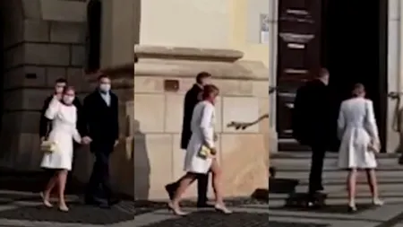 Președintele Klaus Iohannis și soția sa au participat la slujba de Paște la Biserica Romano-Catolică „Sfânta Treime” din Sibiu