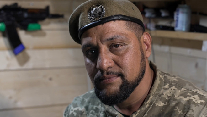 Un refugiat afgan luptă contra Rusiei, de partea Ucrainei. Sursa foto: captură video BBC