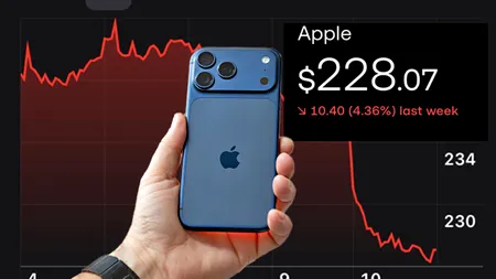 DEZASTRU pe bursă după lansarea noului iPhone. Apple a pierdut 108 miliarde de dolari din valoare într-o singură zi, adică un sfert din PIB-ul României