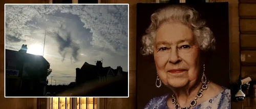 Apariție stranie pe cerul Londrei, la exact 3 zile de la moartea Reginei Elisabeta a II-a