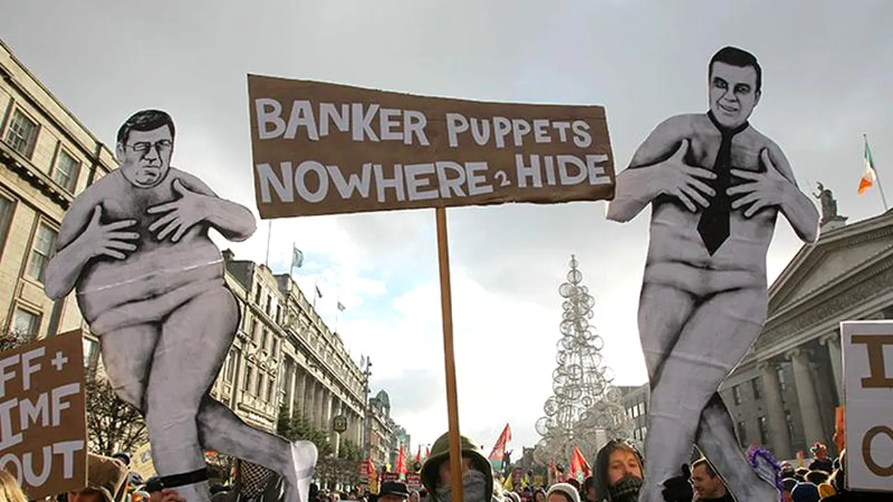 Zeci de mii de persoane au protestat la Dublin după ce guvernul a decis să factureze apa