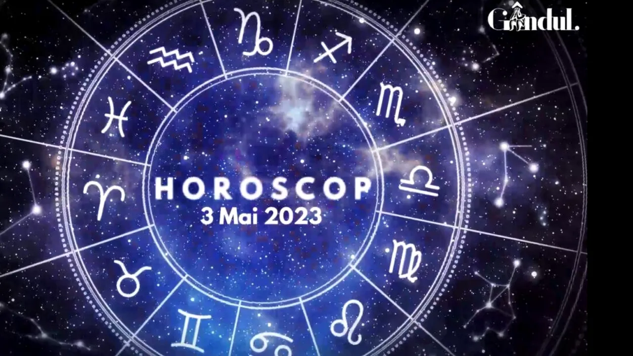 VIDEO | Horoscop miercuri 3 mai 2023. Atenție mare la relațiile interpersonale!