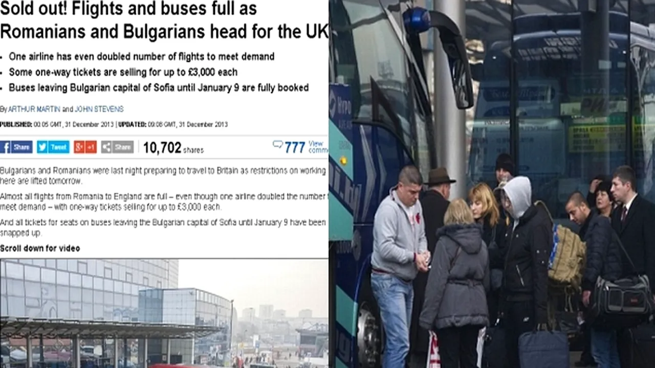 Campania anti-români se intensifică în presa britanică: 