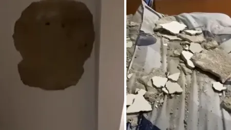 Incident grav la Școala de Poliție Câmpina. Bucăți din TAVAN s-au prăbușit peste un elev în pat: „A picat tavanul peste mine”