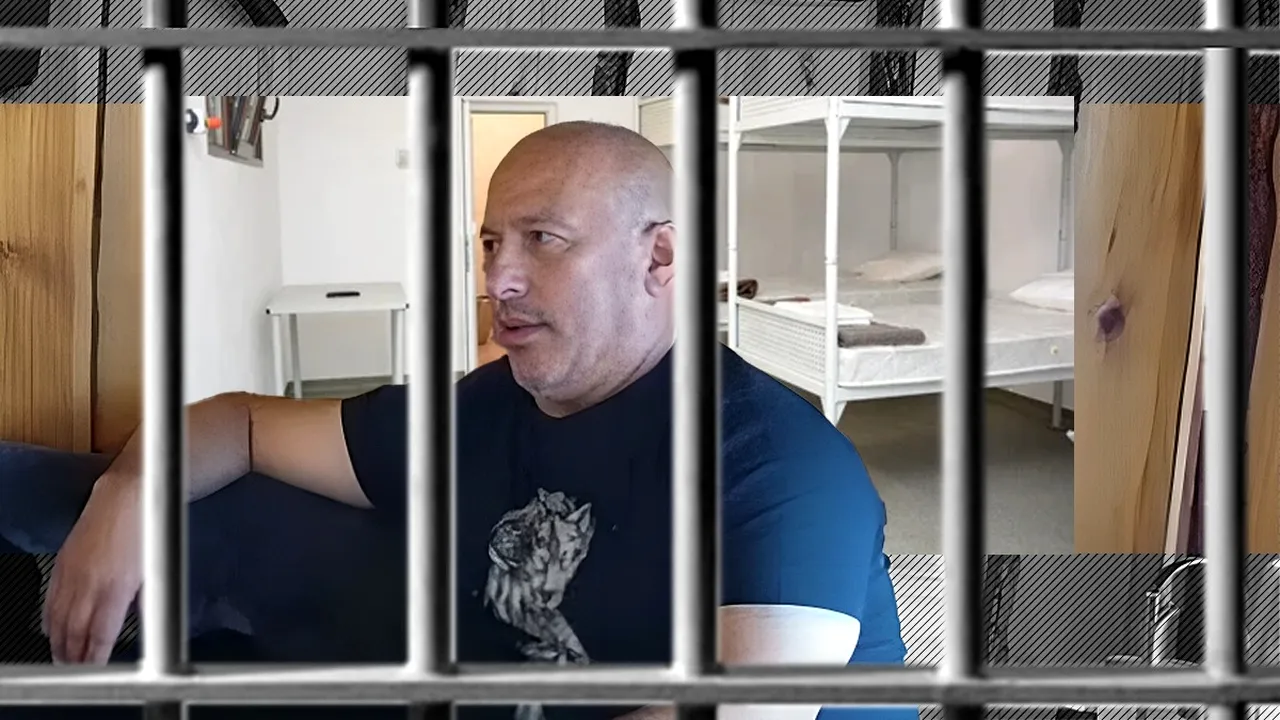 EXCLUSIV | Ce viață duce patronul de la Ferma Dacilor în arestul IPJ Prahova. Pare liniștit, dar face glume macabre