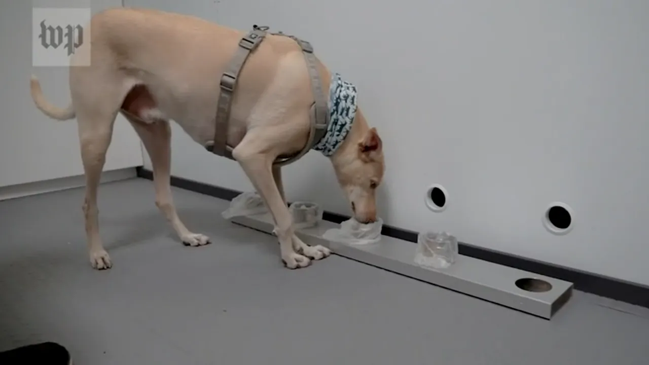 VIDEO. Câini antrenaţi să depisteze COVID, aduşi pe aeroportul din Helsinki. „Pot descoperi boala înainte să apară primele simptome”