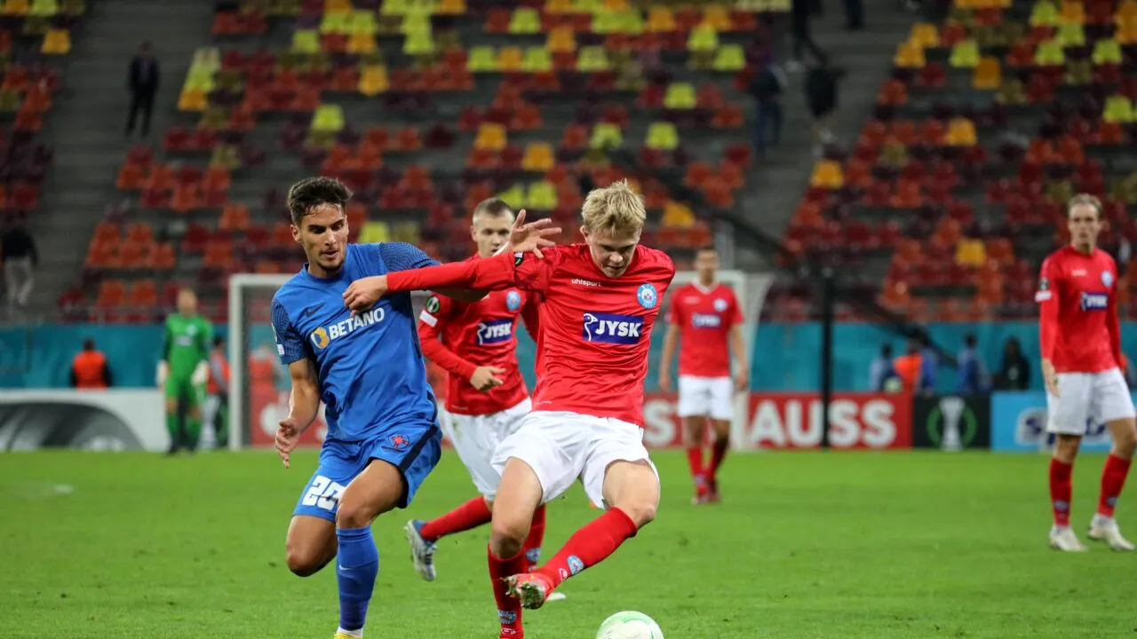 FCSB, umilită pe Arena Națională, 0-5 cu Silkeborg! Nicolae Dică: 
