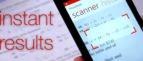 Aplicația de pe telefonul mobil care îți poate rezolva instant tema la matematică 