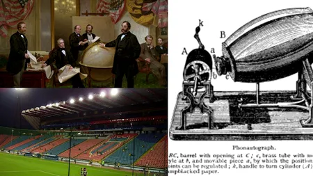9 APRILIE, calendarul zilei: Este realizată cea mai veche înregistrare sonoră cunoscută/SUA cumpără Alaska de la Rusia/Inaugurarea stadionului Steaua