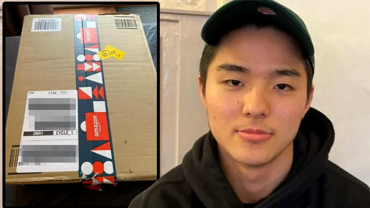 Studentul din imagine și-a cheltuit toți banii strânși pentru a comanda un Apple MacBook de pe Amazon. Ireal ce a primit, de fapt