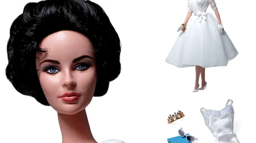 O păpușă Barbie creată în onoarea actriței Elizabeth Taylor, lansată în Statele Unite