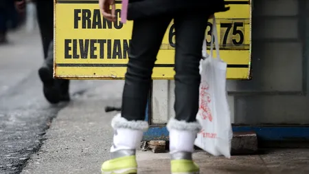 Francul elvețian a scăzut la 4,1611 lei