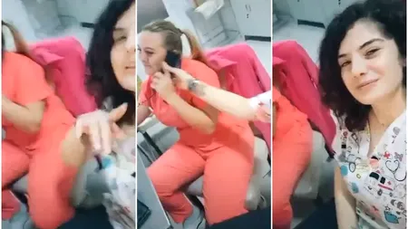 VIDEO | S-au filmat dansând pe ritmuri de manele în timpul programului de lucru. Două asistente au ajuns virale