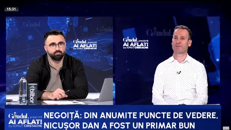 Robert Negoiță: Din anumite puncte de vedere, Nicușor Dan a fost un PRIMAR bun pentru București