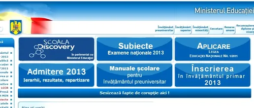REZULTATE EVALUARE NAȚIONALĂ 2013, după contestații, pe EDU.RO