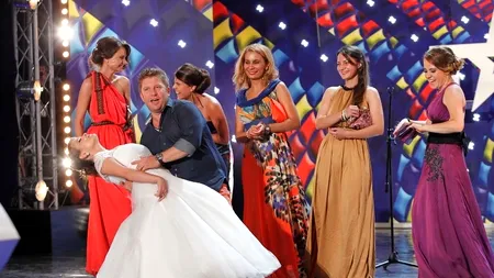 ROMÂNII AU TALENT, sezonul 3. La preselecțiile de la Craiova o mireasă furată a ajuns pe scenă. GALERIE FOTO