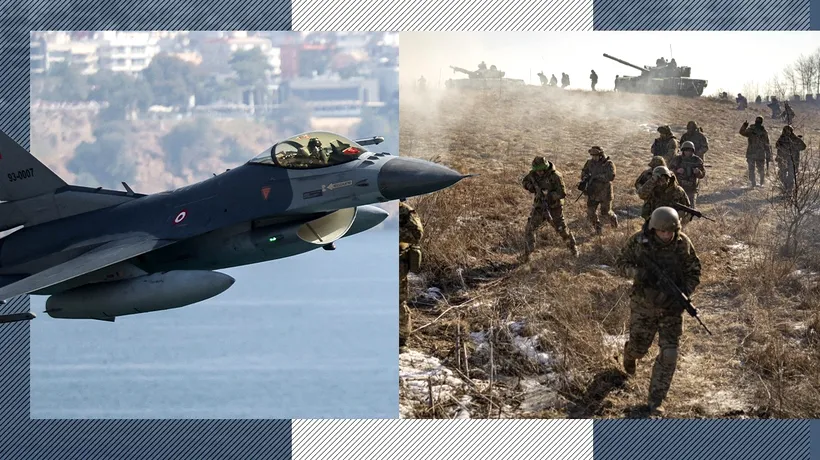 UPDATE | Primele cinci F16 pentru antrenarea piloților ucraineni au sosit în România. Olanda a promis livrarea a 12-18 avioane la baza Mociorniţă