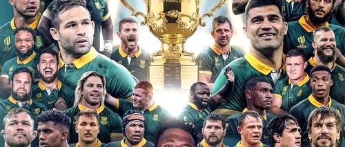 Africa de Sud a câştigat pentru a patra oară Cupa Mondială de RUGBY! E prima din istorie care reușește o asemenea performanță