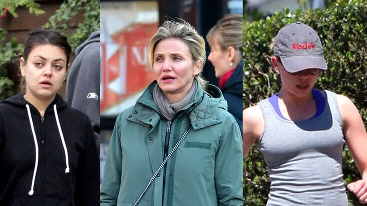 Frumoasele Hollywood-ului își dau arama pe față: uite cum arată în realitate