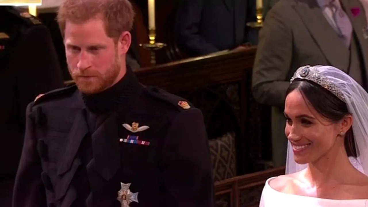 Prințul Harry și actrița americană Meghan Markle s-au căsătorit. Nunta regală, pas cu pas VIDEO