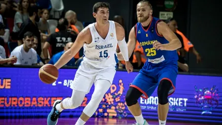 Naționala de baschet a României, învinsă de Israel într-un meci amical!