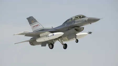 MApN dezminte informațiile conform cărora avioane F-16 pilotate de ucraineni ar fi efectuat zboruri de test de la Fetești spre Insula Șerpilor