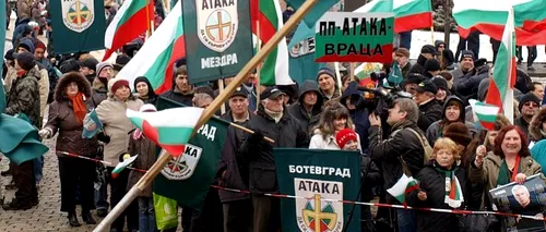 Partidul bulgar Ataka a plătit mai multe persoane pentru a protesta în fața sediului său