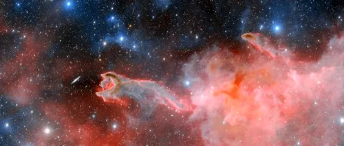 „Mâna lui Dumnezeu”, fotografiată în constelația Puppis, din CALEA LACTEE, de un telescop de 4 metri