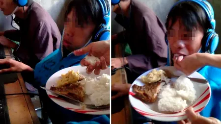 O mamă își hrănește fiul dependent de jocuri video, deoarece acesta nu se ridică de la calculator. Carlito stă chiar și 48 de ORE în fața monitorului