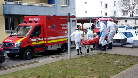 Alertă de coronavirus în Târgu-Mureș. Vecinii au urmărit întreaga operațiune VIDEO