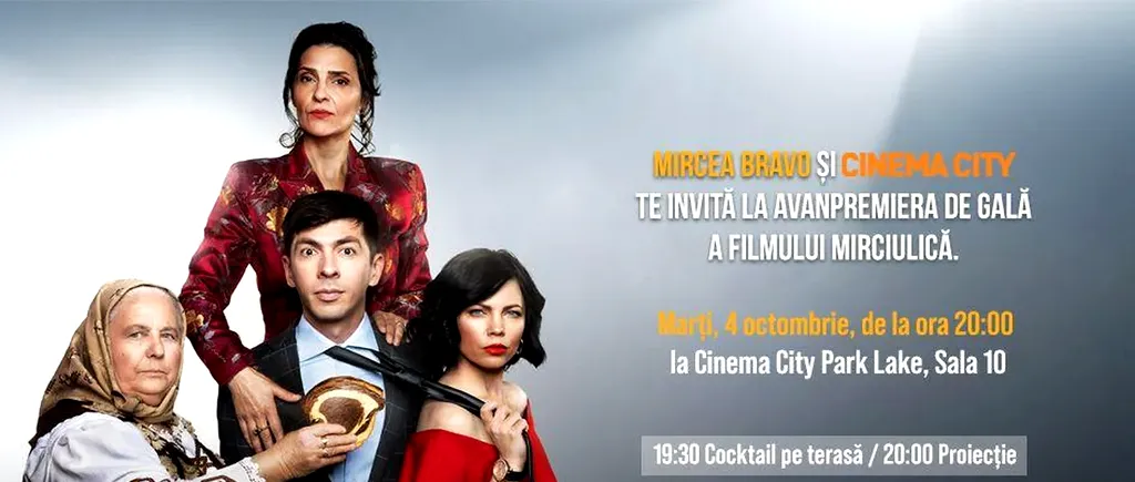„Mirciulică”, comedia lui Mircea Bravo, în cinematografe din 7 octombrie