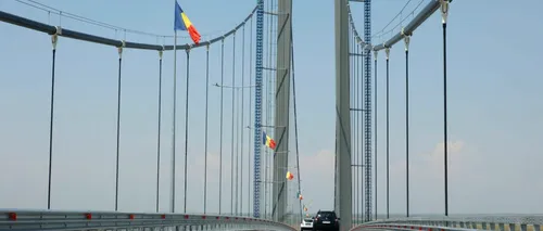 VIDEO | Cum arată de la volan podul suspendat de la Brăila, Golden Gate de România, care se traversează în două minute. ”Nu plecăm până nu trecem