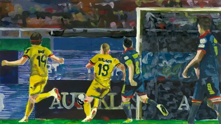 Elevii Liceului „Nicolae Tonitza” i-au pictat pe „TRICOLORI”, iar tablourile vor fi scoase la licitație/Lotul pentru EURO 2024 anunțat de Iordănescu