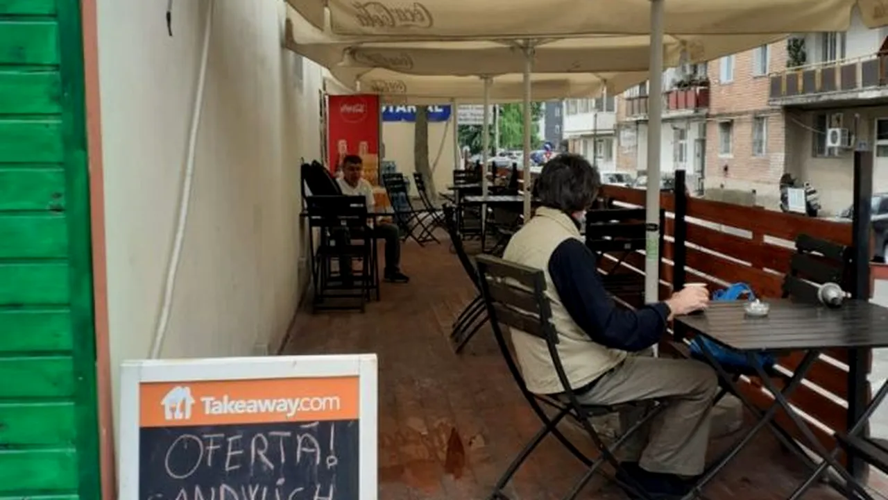 TERASA unui fast-food din Târgiu Jiu, deschisă în plină stare de alertă. Ce a pățit patronul unității