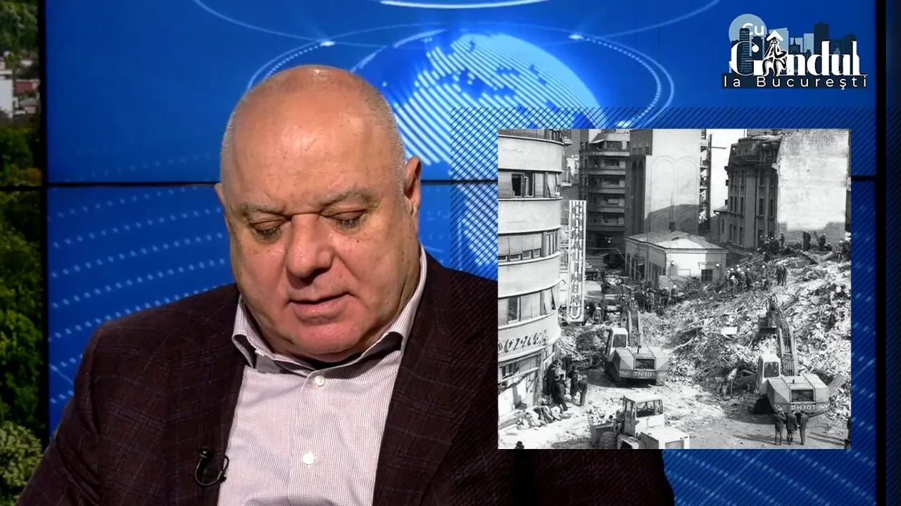 Marius Marinescu, despre cele mai rezistente blocuri vechi în cazul unui cutremur mare: „Au fost gândite și proiectate să reziste la un seism cu magnitudinea de 8 pe Richter” | VIDEO EXCLUSIV, „Cu Gândul la București”