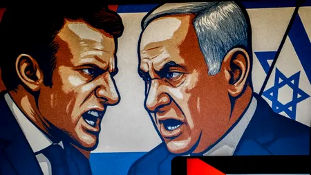 Netanyahu îl avertizează pe Macron: De la declaraţiile publice care semnalau recunoaşterea unui stat palestinian, antisemitismul a crescut în Franța