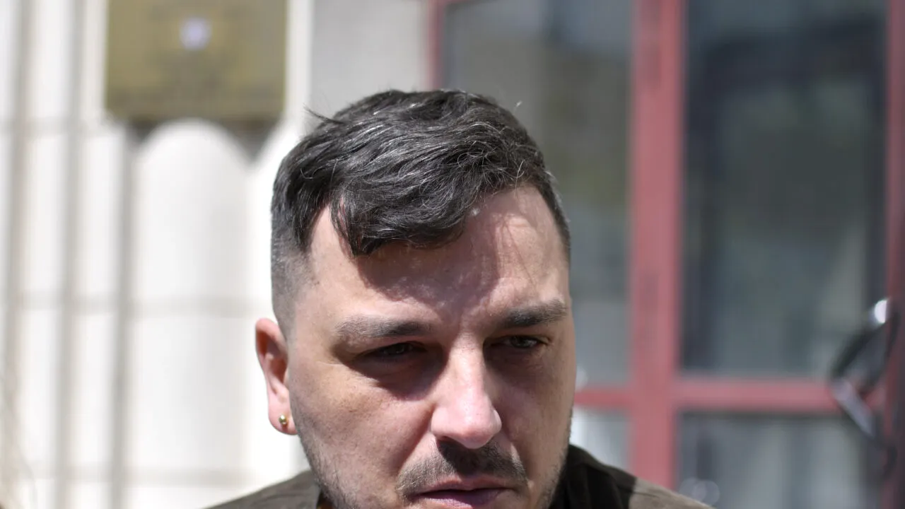 Makaveli, la ieșirea de la Parchet: 