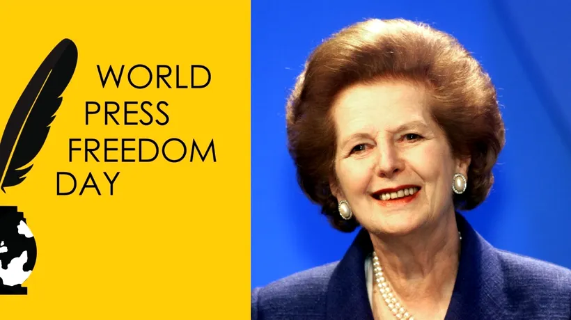 3 MAI, calendarul zilei: Ziua mondială a libertăţii presei/ Margaret Thatcher devine prima femeie prim-ministru din istoria Marii Britanii
