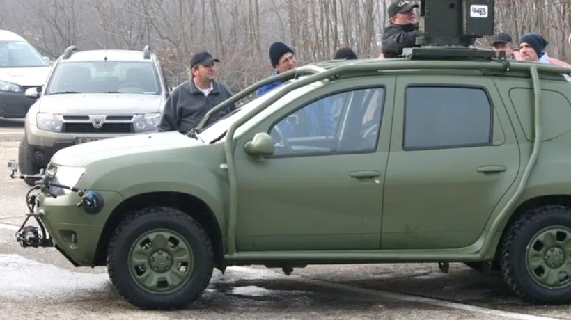 Dacia Duster Army, în drive test la Poligonul Mihai Bravu