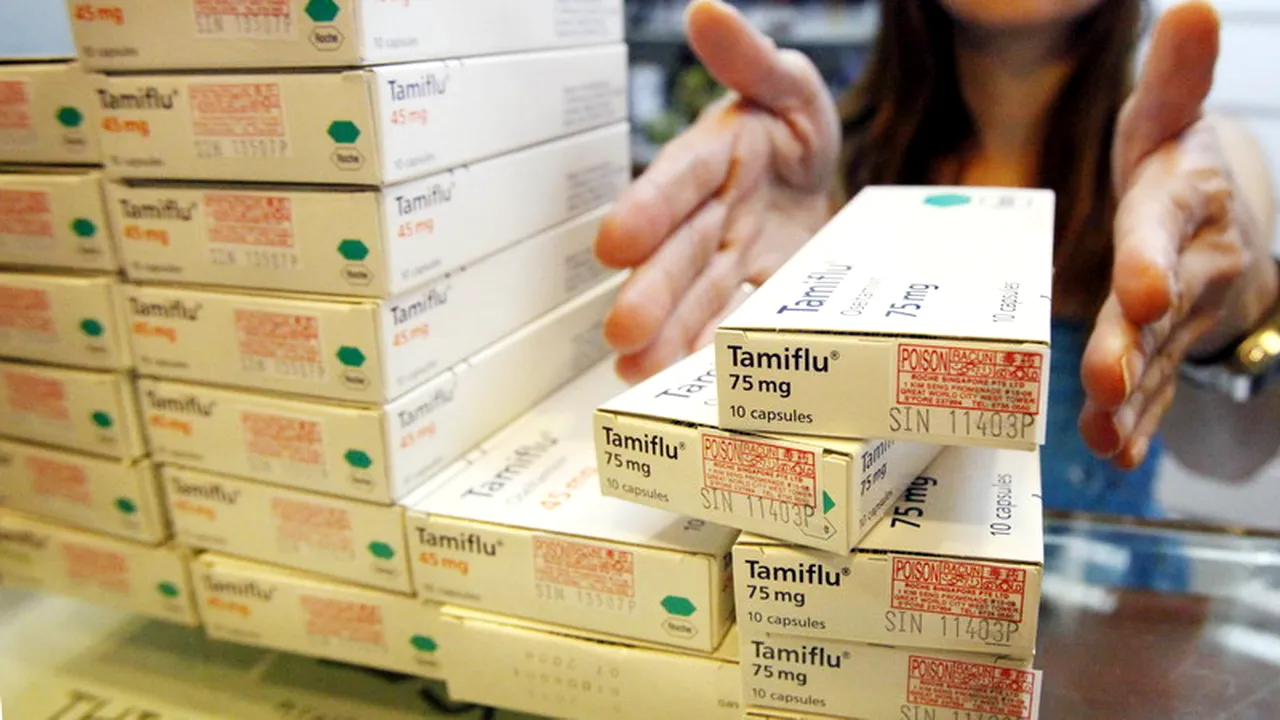 Londra a cheltuit milioane de lire sterline pe Tamiflu, a cărui eficiență împotriva virusului gripei a fost asemenea paracetamolului