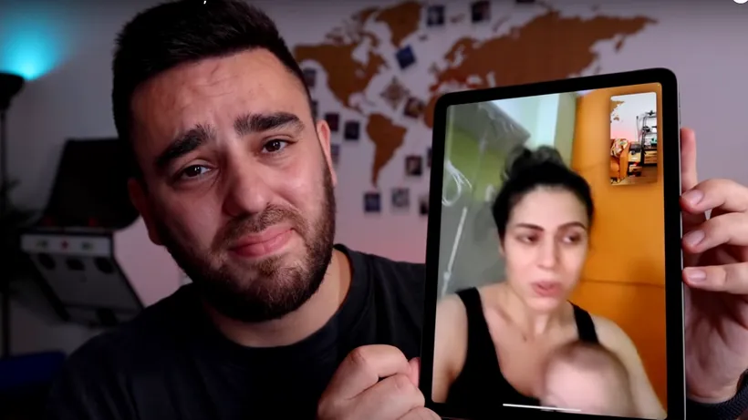 Clipele de coșmar trăite de un celebru vlogger român, după ce și-a internat copilul bolnav de Covid: „Am crezut că-l pierdem”