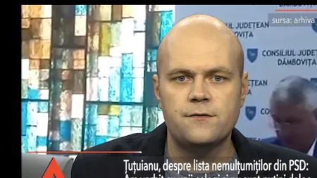 Adrian Țuțuianu: Suntem mulți NEMULȚUMIȚI în PSD