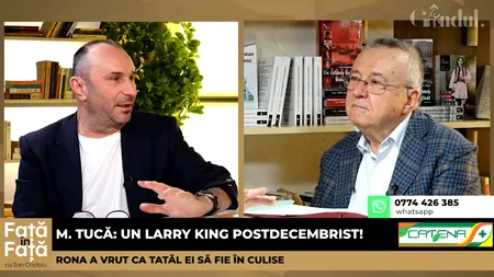 VIDEO | Marius Tucă: „O emisiune importantă a fost cea cu Băsescu și Sechelariu, iar cel mai mare rating din istoria televiziunii a fost cu Rona Hartner și Vadim”