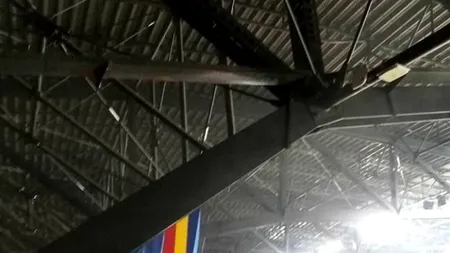 Incendiu pe stadionul Cluj Arena în timpul meciului de fotbal România - Spania